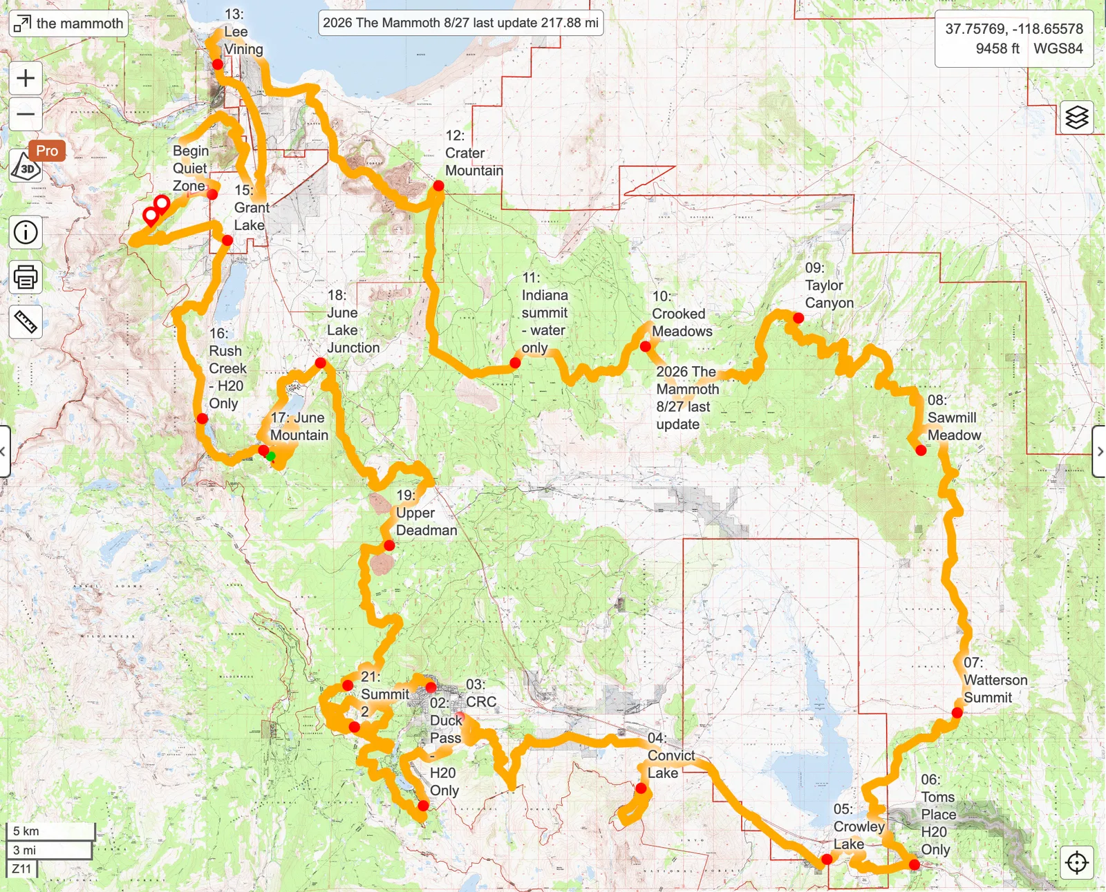 Around the Caldera: The Mammoth 200 and the Eastern Sierra Behind It