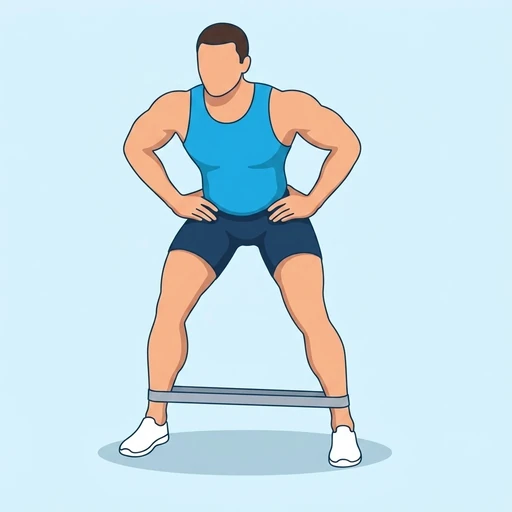 Lateral Band Walk finish position