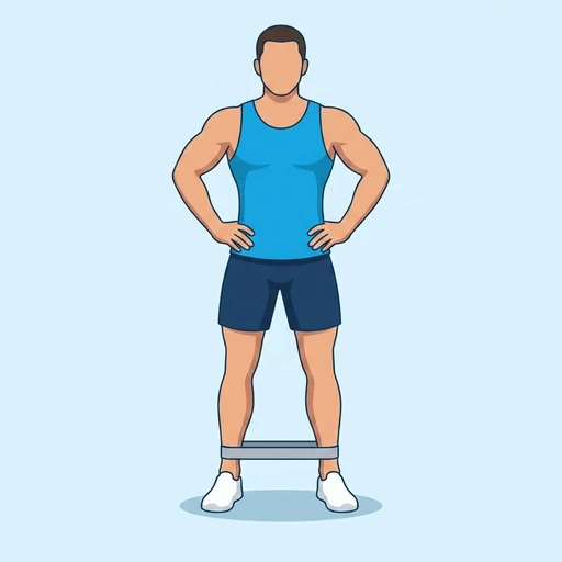 Lateral Band Walk start position