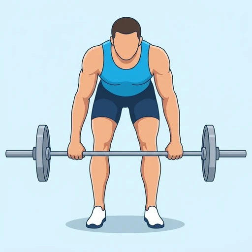 Bent-Over Row start position