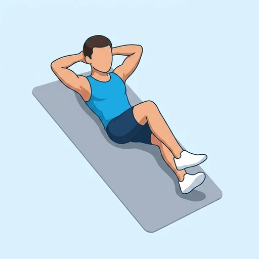 Bicycle Crunch start position
