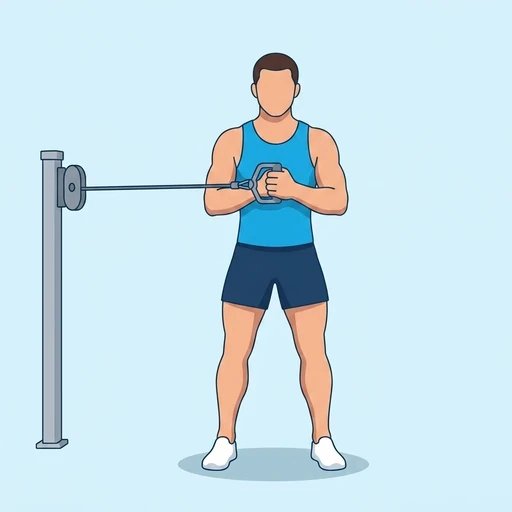 Pallof Press start position