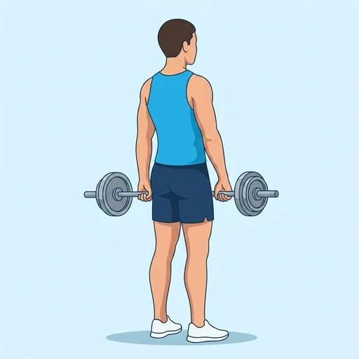 Deadlift finish position