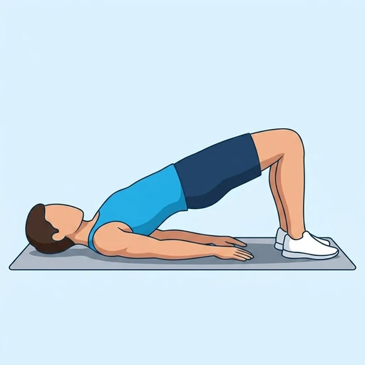 Glute Bridge finish position