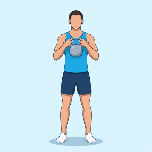 Goblet Squat start position