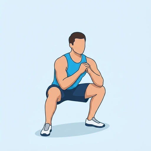Squat Jump start position