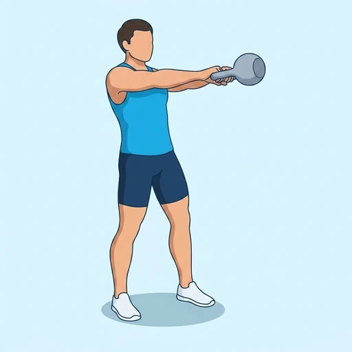 Kettlebell Swing finish position