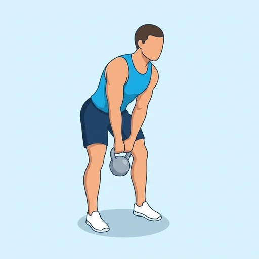 Kettlebell Swing start position