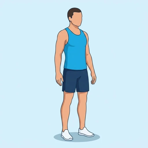 Forward Lunge start position