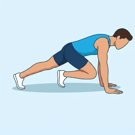 Mountain Climbers start position