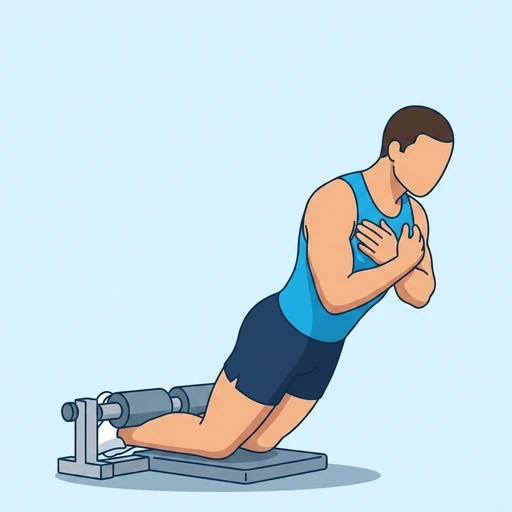 Nordic Hamstring Curl finish position