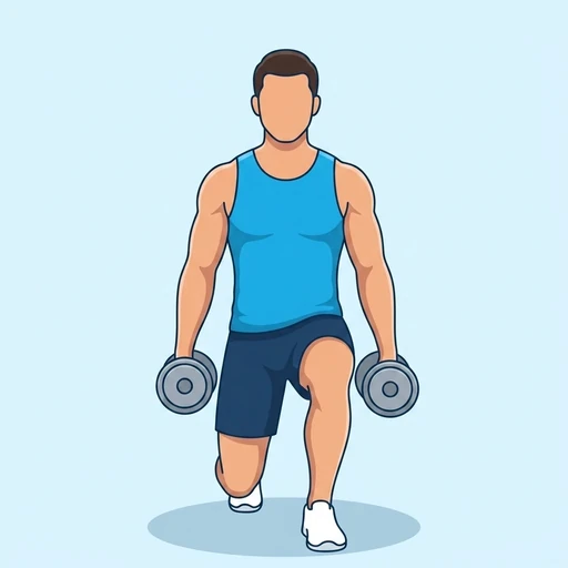 Reverse Lunge finish position