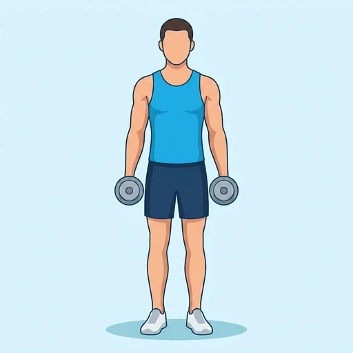 Reverse Lunge start position