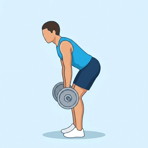 Romanian Deadlift finish position