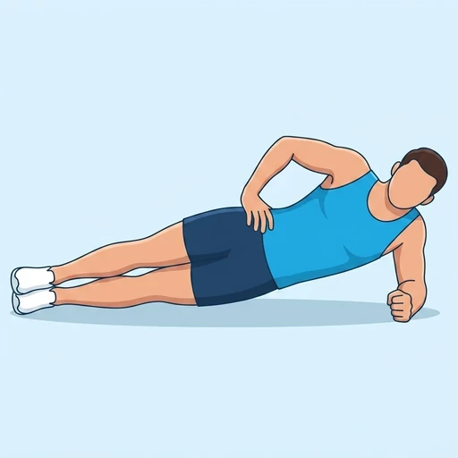 Side-Lying Leg Raise start position
