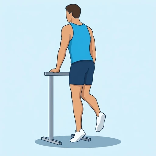 Single-Leg Calf Raise finish position