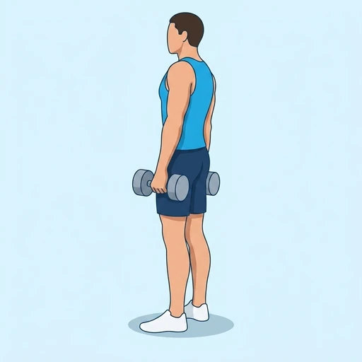 Single-Leg Romanian Deadlift finish position