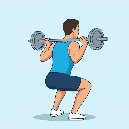 Back Squat finish position