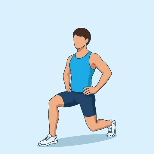 Walking Lunge finish position