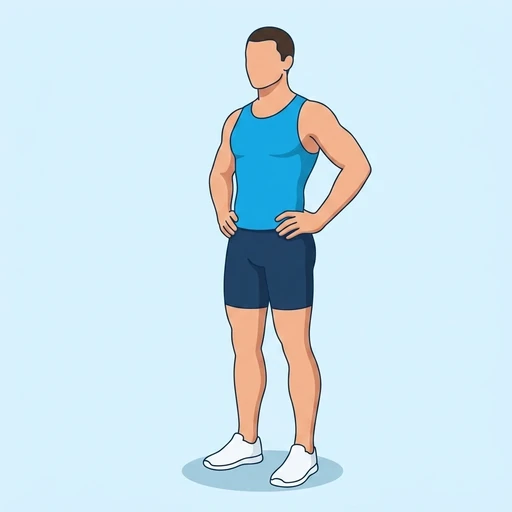 Walking Lunge start position